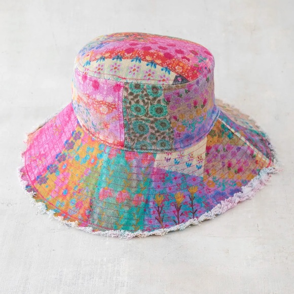Colorful Patchwork Bucket Hat - Picture 3 of 3